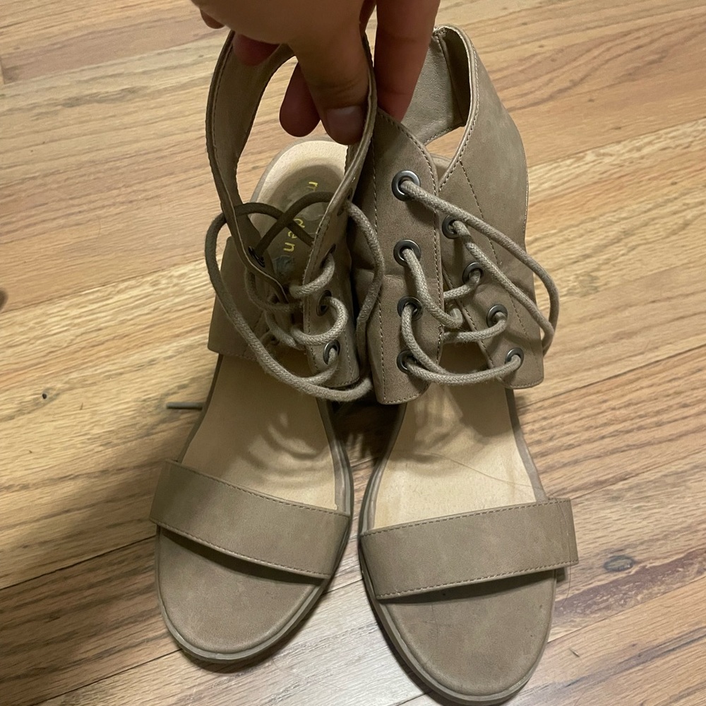 Madden Girl lace up heels